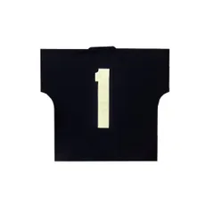 yeezy kanye Vultures1 周辺 背後「1」のプリント 一体裁断半袖 T シャツ