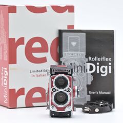 Rollei ローライ ROLLEIFLEX ローライフレックス MiniDigi Limited Edition イタリアンレッド 1500台限定 コンパクトデジタルカメラ【中古】