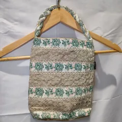 ドールジョゼット　花柄　刺繍　ハンドバック　ピンク　コサージュ付 ドールジョゼット 花柄 刺繍 ハンドバック ピンク コサージュ付
