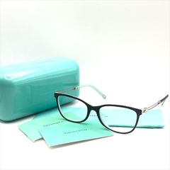 良品 Tiffany＆Co. ティファニー サイド ハート レンズ無し メガネ アイウェア 伊達メガネ ブランド ファッション小物 ブルー k5905