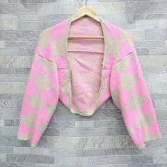◎ Mangrove アーガイル ボレロカーディガン 04336のサムネイル