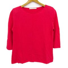 ビアンカランチャ ニット トップス 五分袖 サマーセーター イタリア製 レディース 42サイズ ピンク BIANCALANCIA 【中古】