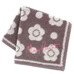 QUANT】 マリークヮント タオルハンカチ 【MARY 1201 (グレー) 婦人 レディース タオル ハンドタオル 約25cm 192005-1201-40