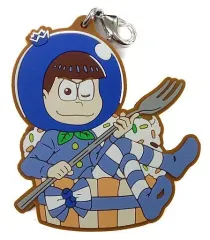 【中古】キーホルダー・マスコット(キャラクター) カラ松 どうぞお好きなフルーツ松を!ラバーチャーム 「一番くじ おそ松さん～誕生日、おめでとうござい松～」 I賞