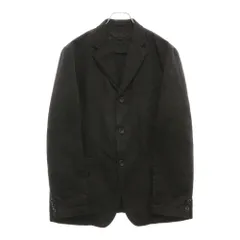 コムデギャルソンオムプリュス PLUSポリエステル製品加工ジャケット黒Mポリ縮 中古・古着通販】COMME des GARCONS HOMME PLUS