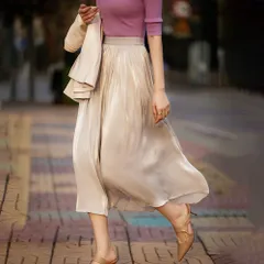 ☆ ベージュ ☆ ロングフレアスカート ウエストゴム ロングフレアスカート フレアスカート ロングスカート ウエストゴム ロング丈 女性 大人 エレガント マキシ丈 オシャレ かわいい 通勤 通学 マキシ丈スカート ロング丈スカート スカート ボトムス