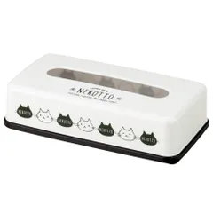 【在庫処分】スケーター(Skater) ティッシュペーパー ストッカー ソフトパック用 ねこっと TSST0-A