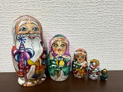 マトリョーシカ（５個組）　「ロシアン・クリスマス」