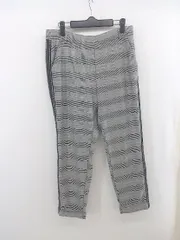 ◇ ZARA trafaluc ザラ チェック ロールアップ パンツ サイズEUR M USA M MEX 28 グレー系 レディース E  【1305090003511】