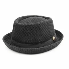 ポークパイハット コンチョ付きダイヤエアメッシュ ハット 57㎝ FC18-1