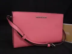 ■新品■未使用■ MICHAEL KORS マイケルコース PVC ショルダーバッグ クロスボディ レディース ピンク系 BI1661