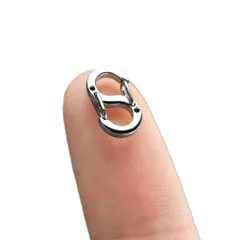 新品 【2個+1個】ネックレス ブレスレット アンクレット 金具 留め具 アクセサリー ストラップ パーツ ハンドメイド DIY材料接続バックル長さ調節バックル304ステンレス鋼 (11.5mm シルバー)