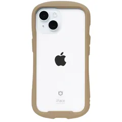 iFace Reflection iPhone 15 ケース クリア 強化ガラス (ベージュ)【アイフェイス アイフォン15 用 iphone15 用 カバー 韓国 耐衝撃 透明 ストラップホール】