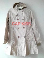 966z【秋冬コーデ】ギャップキッズ 古着 ロングコート 160cmサイズ