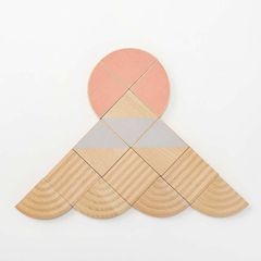 dou? MARL MARL 和を感じる積み木 ブロック 日本 Japan 知育おもちゃ つみき パズル お正月 おもちゃ 木のおもちゃ