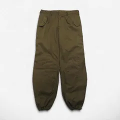 イタリア軍 90年代 ダブルニー パラシュートパンツ L カーキ コットン ミリタリー G.DI F.