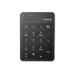 【新品・7営業日以内発送】ELECOM エレコム TK-TBP020BK Bluetooth【R】薄型テンキーパッド TKTBP020BK ブラック パンタグラフ Bluetoothテンキーパッド【沖縄離島販売不可】