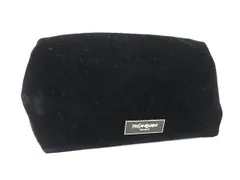 YVESSAINTLAURENT イヴサンローラン ベロア メイクポーチ 化粧ポーチ マルチケース 小物入れ レディース ブラック系 DH4292