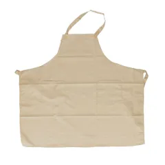☆ ベージュ ☆ キッチンエプロン 大きいサイズ エプロン 大きいサイズ おしゃれ 保育士 シンプル 無地 ギフト キッチンエプロン メンズ レディ－ス カフェエプロン 前掛け 前掛 ワークエプロン 作業用 前結び 首掛け カフェ ギフト ポケット