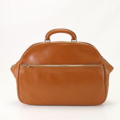 美品 Valextra ヴァレクストラ レザー ボストン バッグ トート キャリーケース 出張 旅行 本革 ブラウン 書類鞄 A4 メンズ EFM AP8-6【中古】