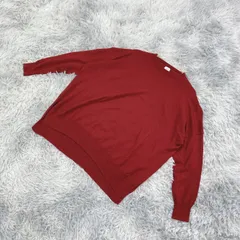 【URBAN RESEARCH DOORS】アーバンリサーチドアーズ  長袖ニット  ウール  シンプル  (one)  カジュアル  一点もの  レディース  赤系  レッド【送料無料】