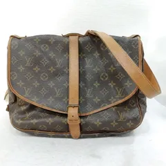 【中古】LOUIS VUITTON　モノグラム　ソミュール35　M42254 ショルダーバッグ