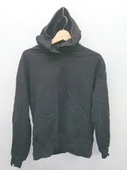 ◇ ⊇ AMERICAN HOLIC アメリカン ホリック コットン100% 長袖 プルオーバー　パーカー サイズM ブラック レディース P  【1408200022805】