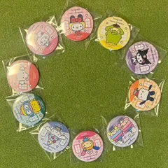 たまごっち×サンリオキャラクターズ CANバッジ　全10個セット