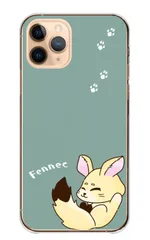 iPhone 17 Air ケース アイフォン17エアー スマホケース ハードケース フェネック 狐 キツネ きつね 動物 アニマル イラスト かわいい 肉球 キャラクター カラー04