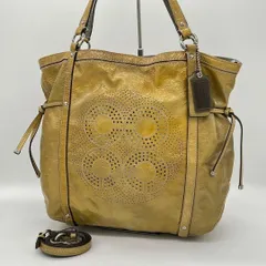 【良品】COACH パテント アンディ シンチド エナメル レディース