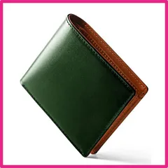 グリーン 財布 メンズ 2つ折り 日本栃木 レザー 二つ折り 財布 本革 折り財布 折りたたみ財布 薄型 一流の革職人が作る 小銭入れ 父の日 一粒万倍日 天赦日 虎の日