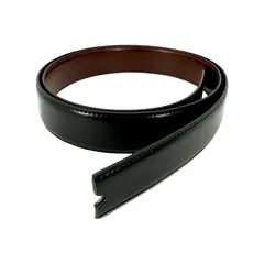 [セカンドトゥモロー] バックルなし 革のみ ベルト 牛革 メンズベルト ロング オールレザー 黒茶リバーシブル ビジネス 替えベルト メンズ 長い ピン 本革 紳士 約130cm S-B-21