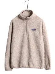 【お得なクーポン配布中!】 US企画 21年製 パタゴニア ロスガトス ハーフジップ レディース M / Patagonia アウトドア フリース ジャケット プルオーバー 毛長 パイル