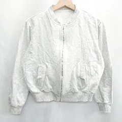 ◇ ⊇ CECIL McBEE セシルマクビー ジップ付き 長袖 トレーナー サイズM グレー レディース E  【1501230035705】