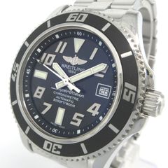 ブライトリング BREITLING スーパーオーシャン42 A17364 自動巻き 腕時計 メンズ ウォッチ ブラック文字盤 管理11985