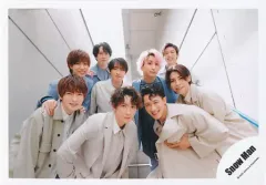 【中古】生写真(ジャニーズ) Snow Man/集合(9人)/横型・上半身/Snow Man 「ポートレートシリーズ」オリジナルフォト/公式生写真