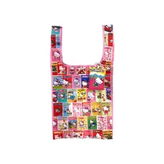 ハローキティ エコバッグ tetemo テテモ いちご新聞 集合 サンリオ サンスター文具 お買い物かばん キャラクター グッズ 