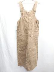 ◇ Θ niko and … ニコアンド 肩ひも調節可能 オーバーオール サイズL ブラウン レディース E  【1412260042857】