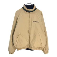 90年代 NAUTICA ノーティカ リバーシブル フリースジャケット ベージュ(メンズ M)中古 古着 V5368