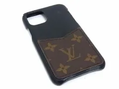 LOUIS VUITTON ルイヴィトン M69094 モノグラム バンパー iPhone 11Pro 対応 アイフォンケース ブラック系×ブラウン系 FE3300