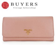 PRADA プラダ サフィアーノ 長財布 フラップ メタルバー 0510-④