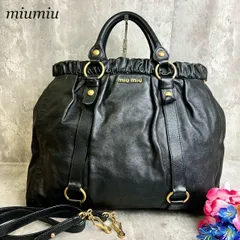 2024年最新】miumiu ショルダーバッグ レザーの人気アイテム - メルカリ