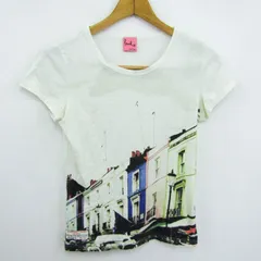 ポールスミス 半袖Ｔシャツ クルーネック トップス 日本製 レディース Mサイズ ホワイト系 Paul Smith 【中古】