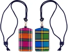 ケイト・スペード ニューヨーク Kate spade new york IDカードホルダー GRAND PLAID I.D HOLDER ストラップ付き 246145
