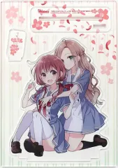 【中古】アクリルスタンド・アクリルパネル [単品] 榊原鞠佳＆不破絢 アクリルスタンドフィギュア 「ライトノベル 女同士とかありえないでしょと言い張る女の子を、百日間で徹底的に落とす百合のお話 メロンブックス限定版」 同梱特典のサムネイル
