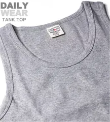 AVIREX アヴィレックス RIB TANK TOP グレー / DAILY リブ タンクトップ / デイリーウェア 新品 アビレックス 灰色 GRAYのサムネイル