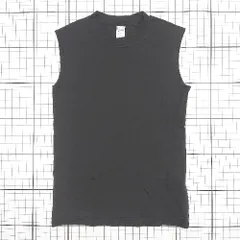 ◇ ⊂ エストネーション シンプル系 ノースリーブ テレコハーフスリーブTシャツ サイズF ブラック系 レディース E  【1508200023229】