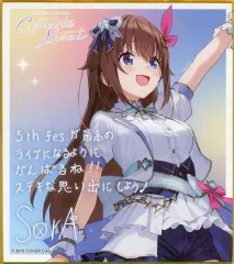 【中古】紙製品 ときのそら 「バーチャルYouTuber ホロライブ hololive 5th fes. Capture the Moment Supported By Bushiroad ランダムメッセージ色紙 hololive stage2」