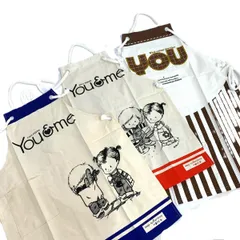 男の子 女の子 エプロン/3枚セット  ストライプ/コットン×レーヨン/エクリュ 子供用      / 240002231836