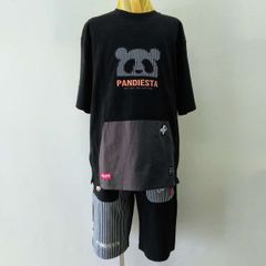 パンディエスタ　Tシャツセットアップ　　L　XL　サイズ　黒